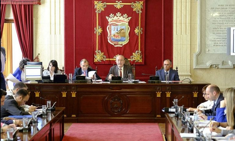 Pleno del ayuntamiento de Málaga 