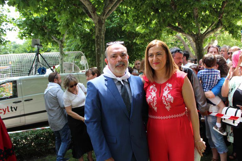 Miguel Latorre y Virginia Barcones