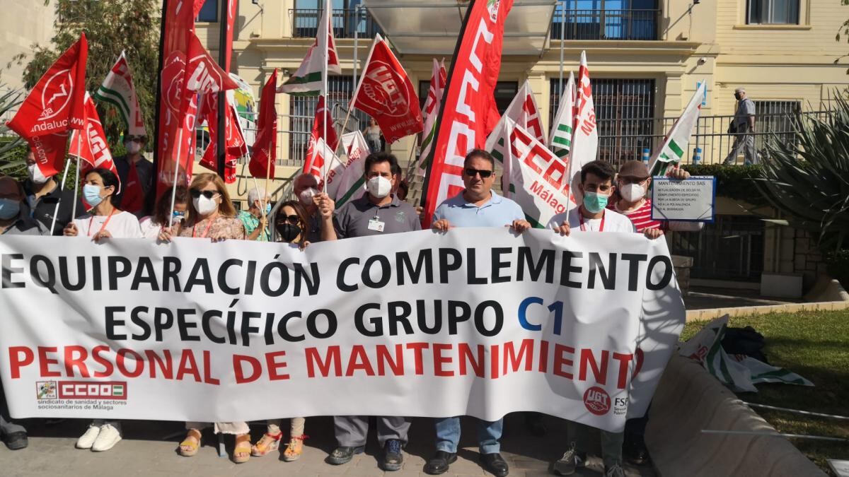 Los técnicos del SAS retoman sus movilizaciones en Málaga