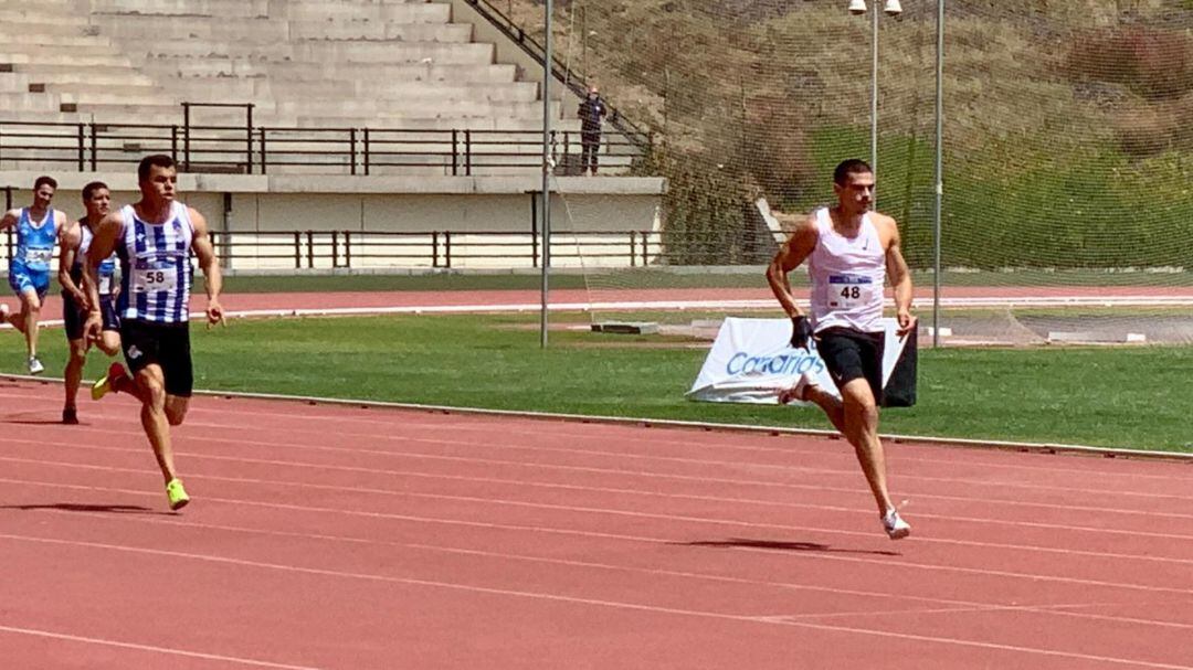 Bruno Hortelano, en un momento de la carrera