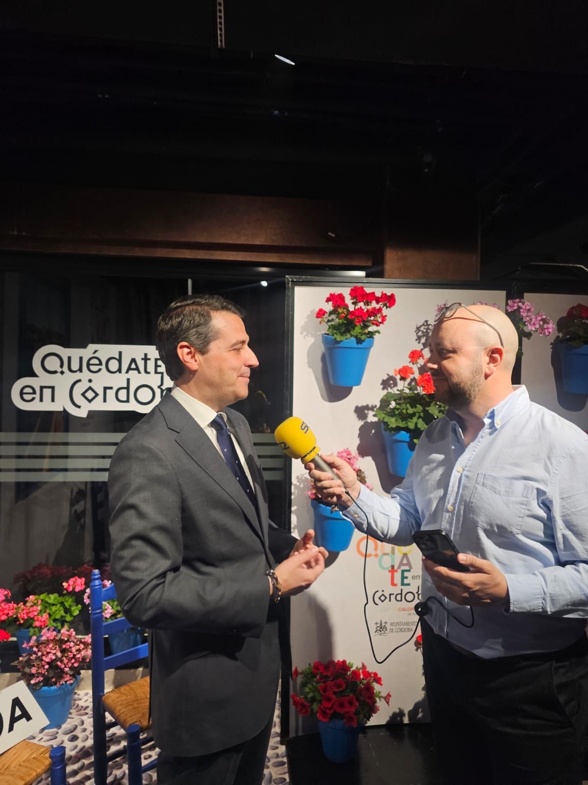 Jose María Bellido atiende a la SER en Madrid