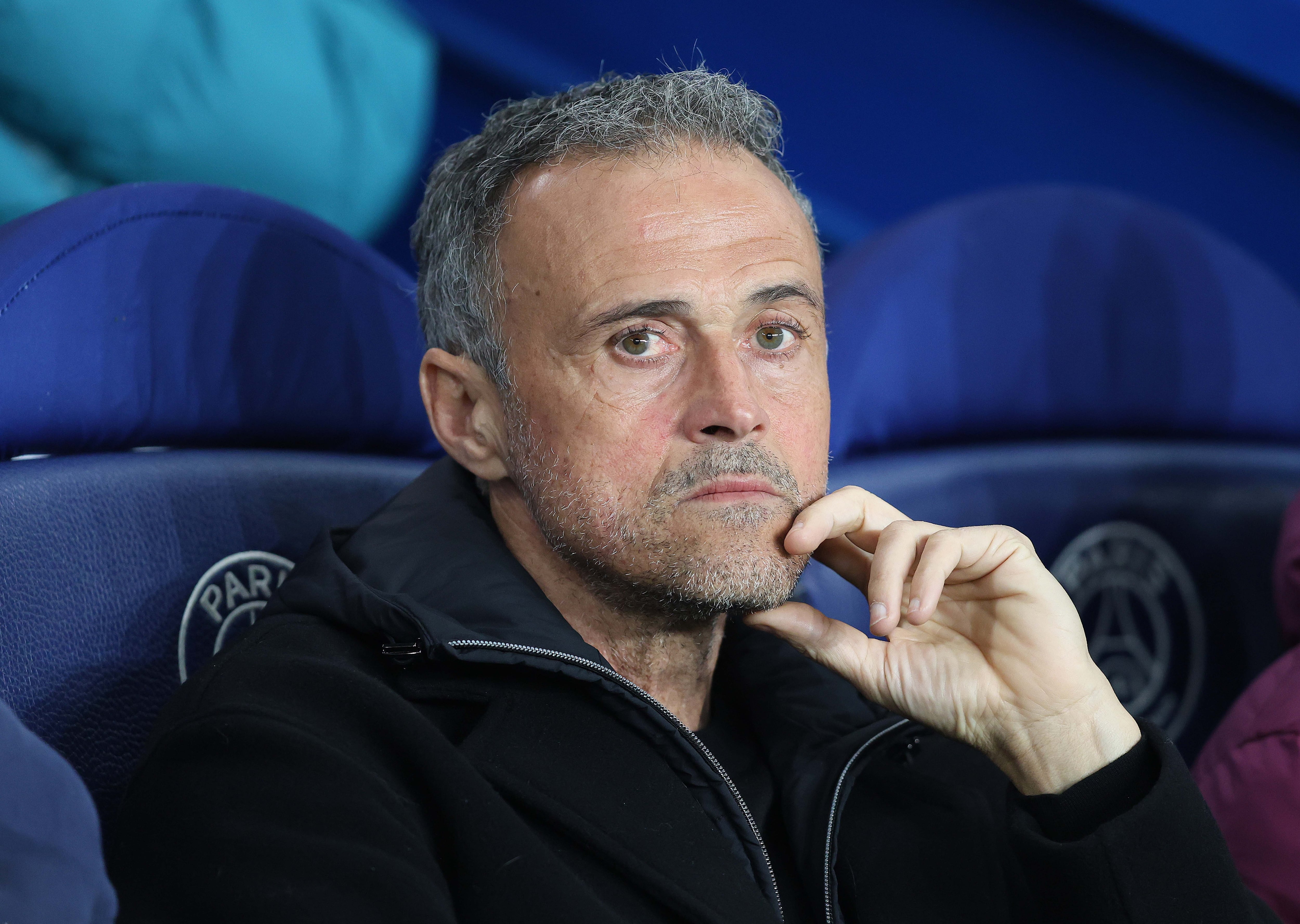 Luis Enrique Martínez, entrenador del Paris Saint-Germain