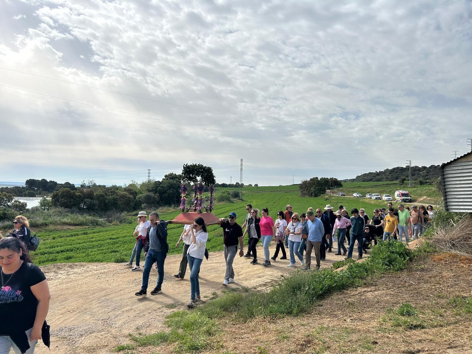 Romería a la ermita de Nuestra Señora la Virgen del Romeral en Binéfar