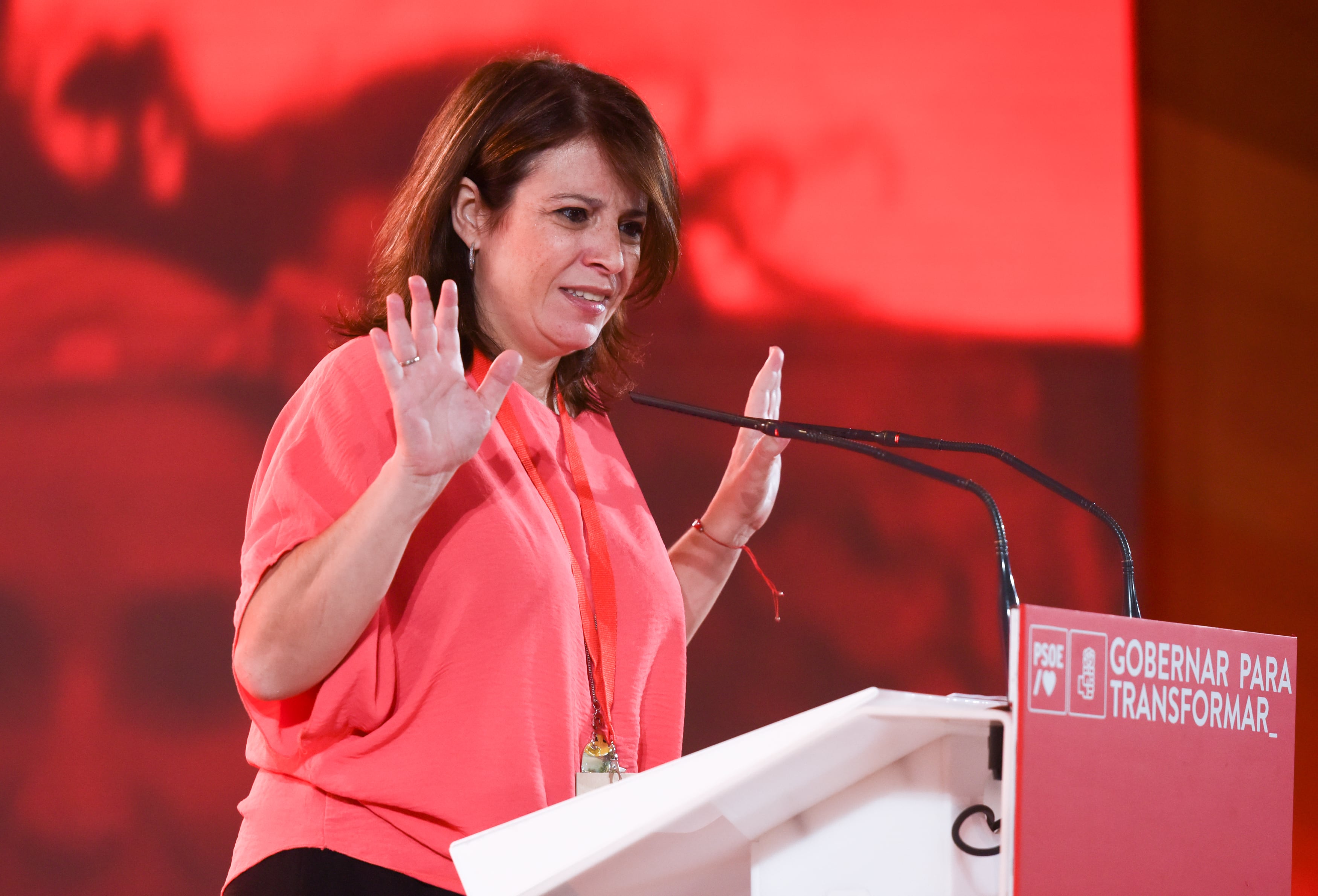 La vicesecretaria general del PSOE, Adriana Lastra.