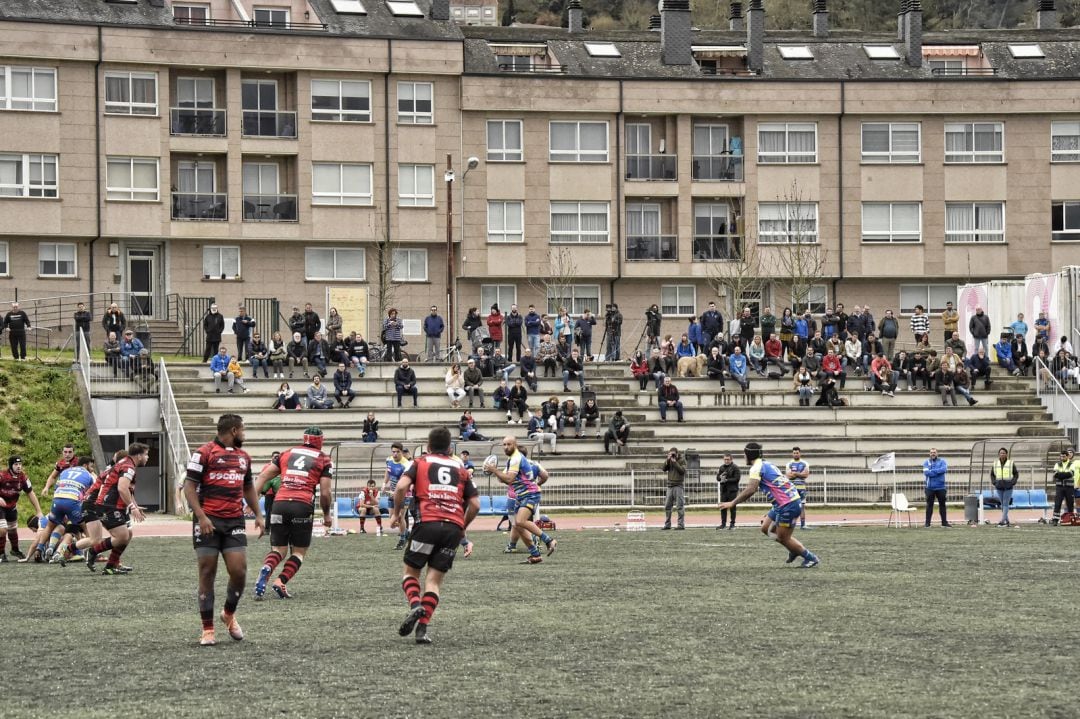 Puesta de largo en As Lagoas de Ourense al ser el primer partido de la temporada en casa tras haber superado finalmente las pruebas de homologación que permitieron el regreso del Campus a Ourense