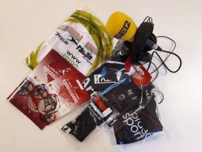 Las equipaciones del Artepref Team que se sortearán en la Cadena SER.