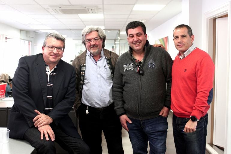 Fernando Llopis, Antonio Balibrea, Vicente Cutanda y Carlos Arcaya