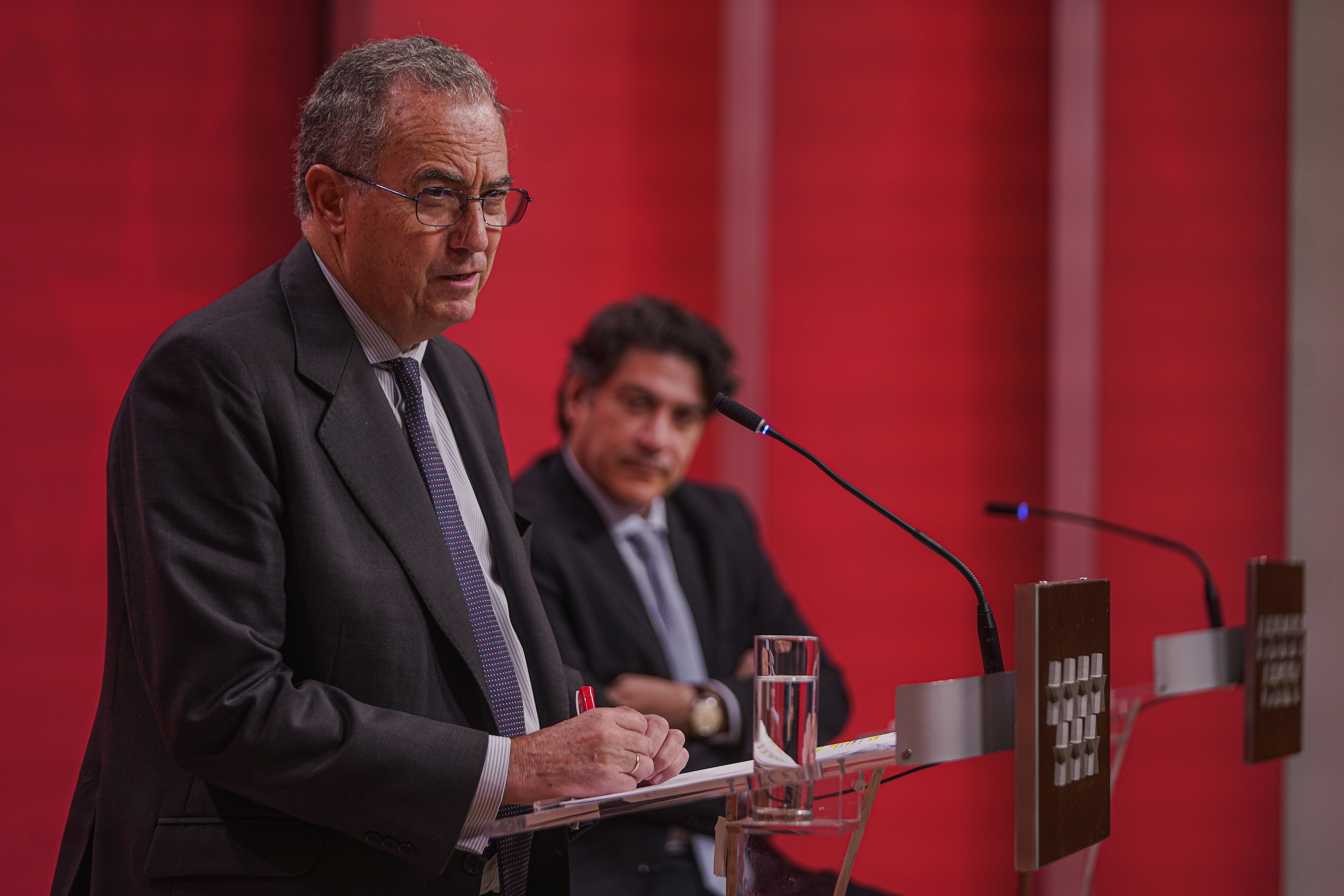 Enrique Ossorio durante la rueda de prensa posterior al Consejo de Gobierno regional