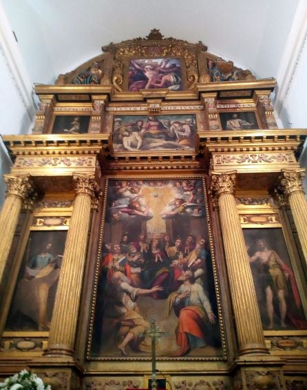 Retablo de la capilla del Espíritu Santo de la catedral de Cuenca.