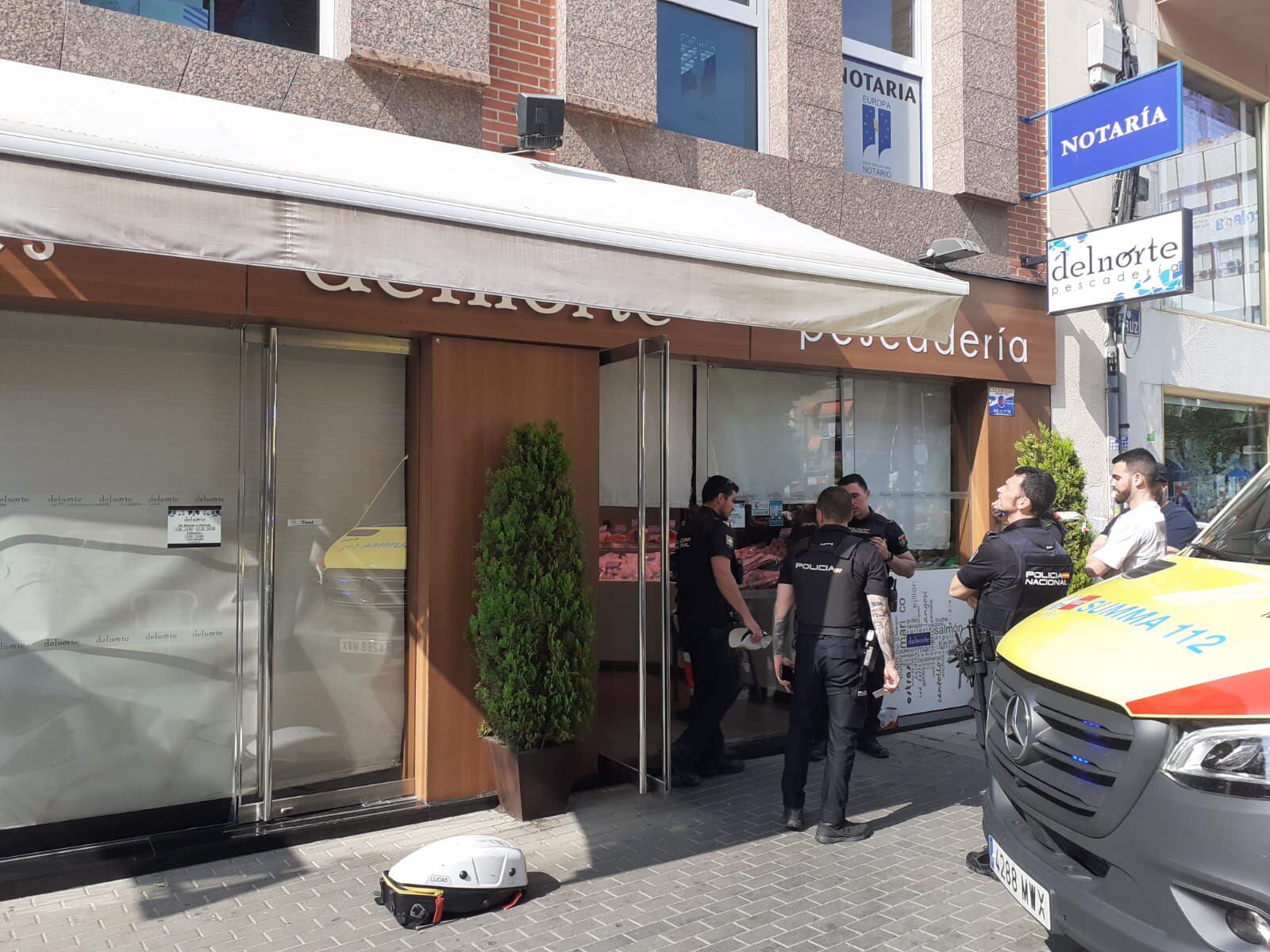 Los efectivos de emergencias han actuado rápidamente para salvar la vida al hombre