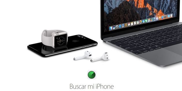 Buscar mi iPhone te permite rastrear la localización de tu dispositivo.