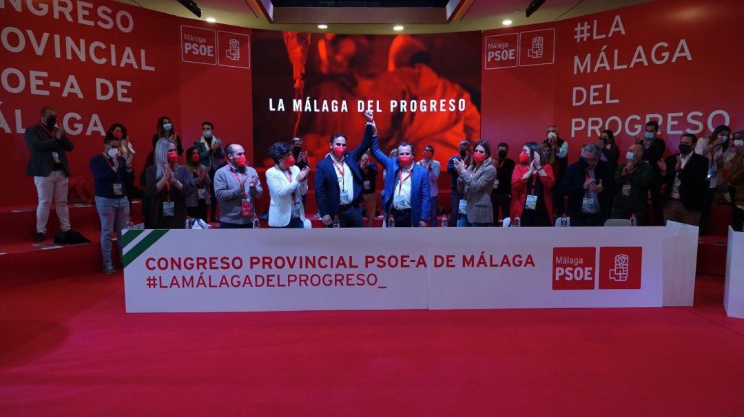Daniel Pérez y Ruiz Espejo en el congreso provincial de Málaga 