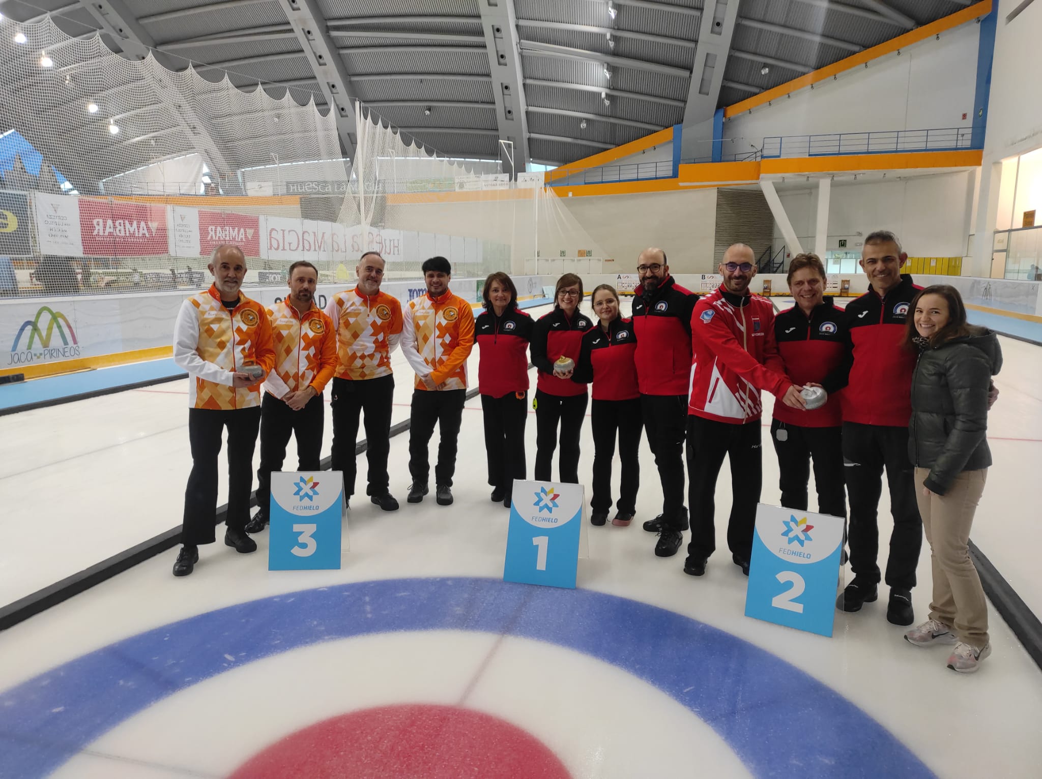 Podio del Torneo Ciudad de Jaca