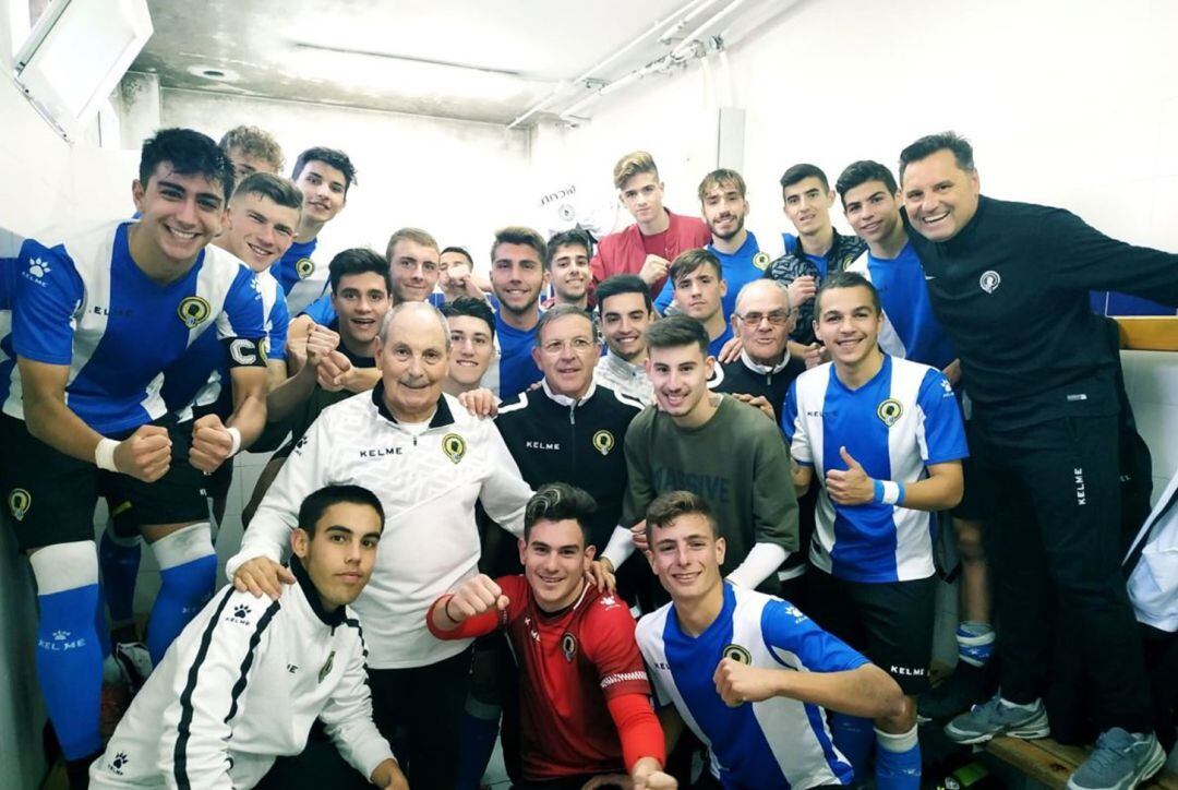 El juvenil del Hércules CF, entrenado por Francisco Sevilla