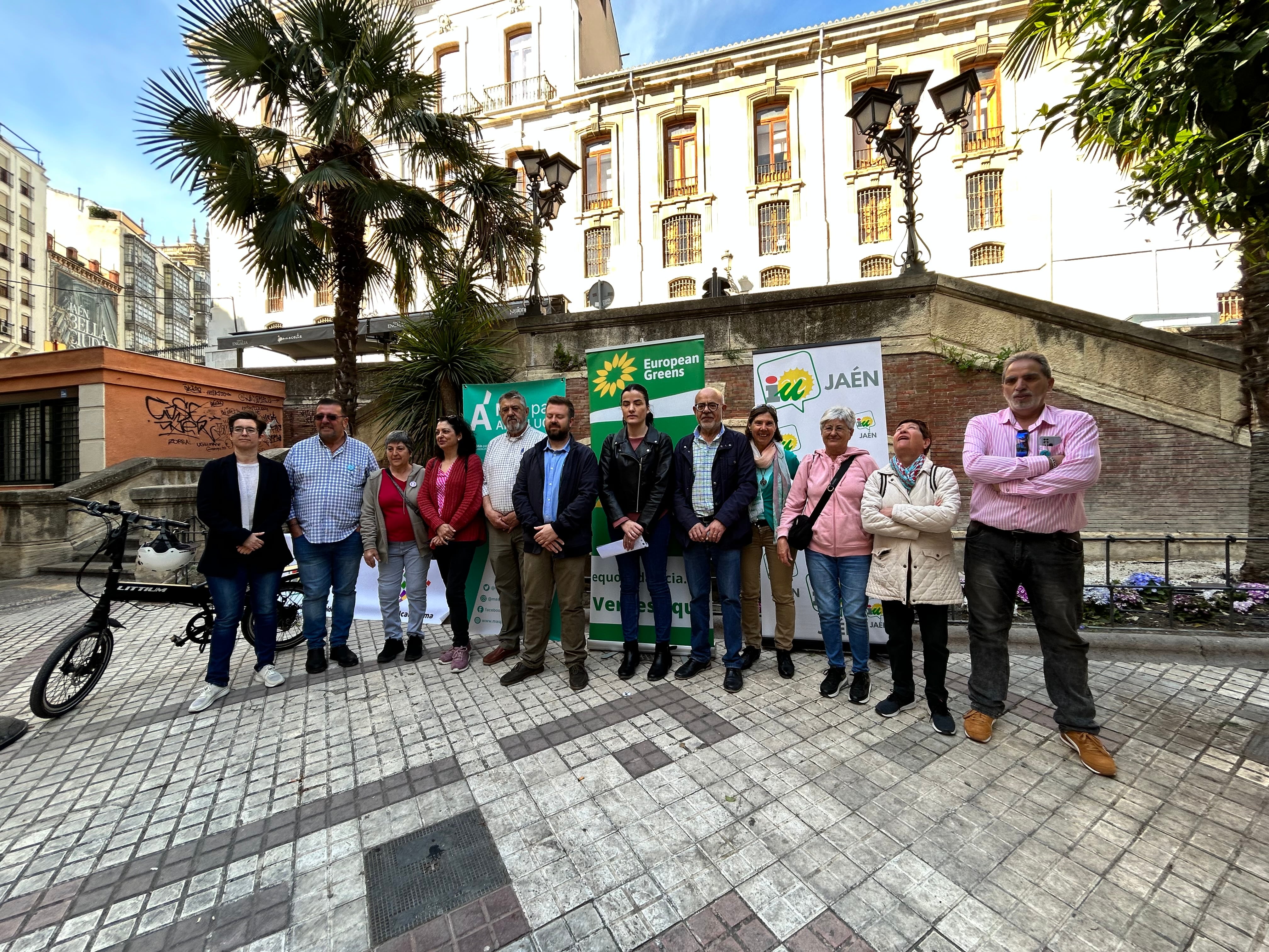 Componentes de la coalición de izquierdas provincial de Jaén.