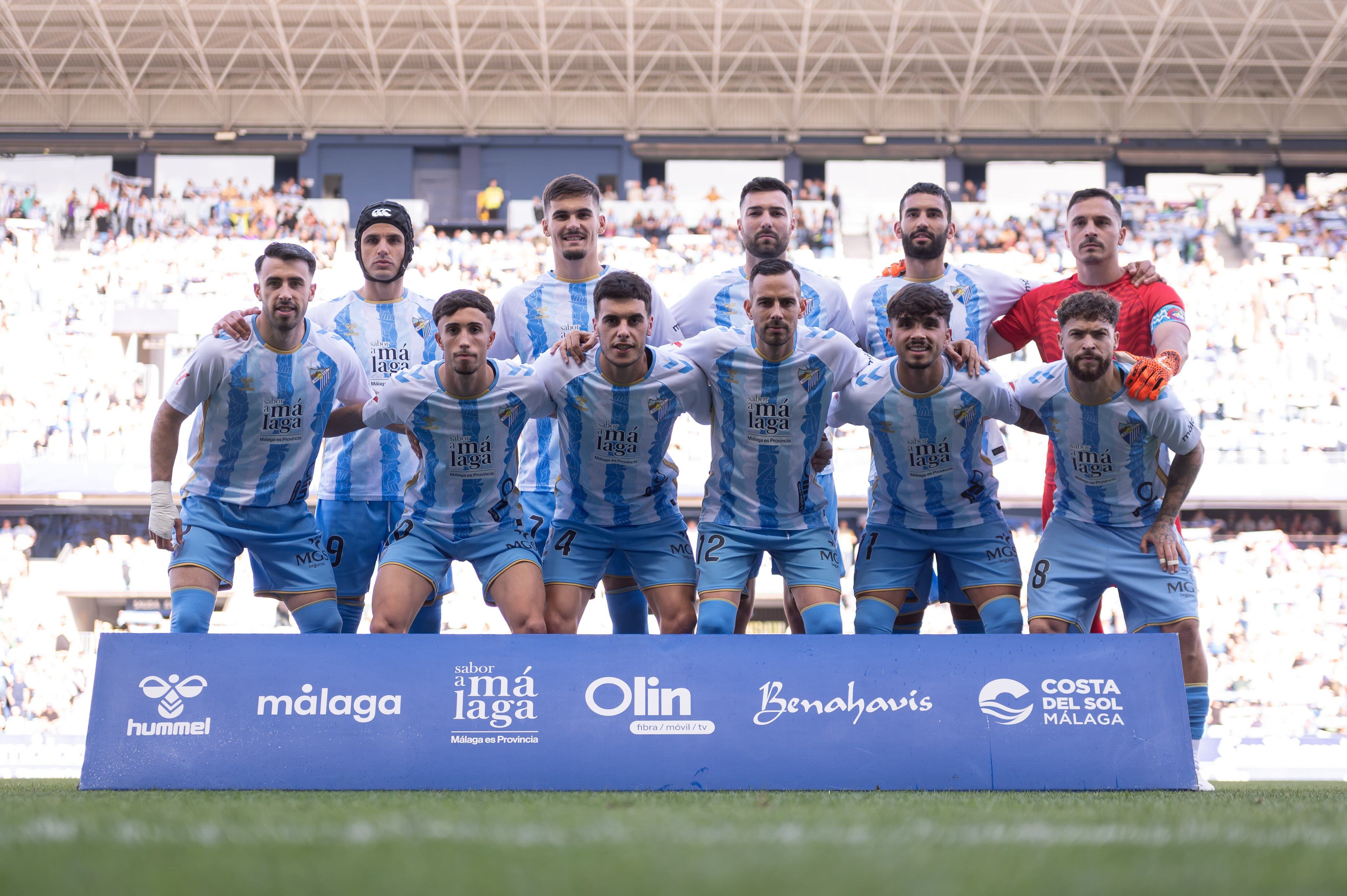 Once titular del Málaga contra el Córdoba