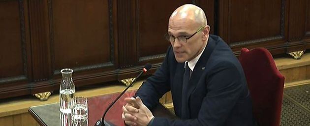 Raül Romeva en el Tribunal Supremo