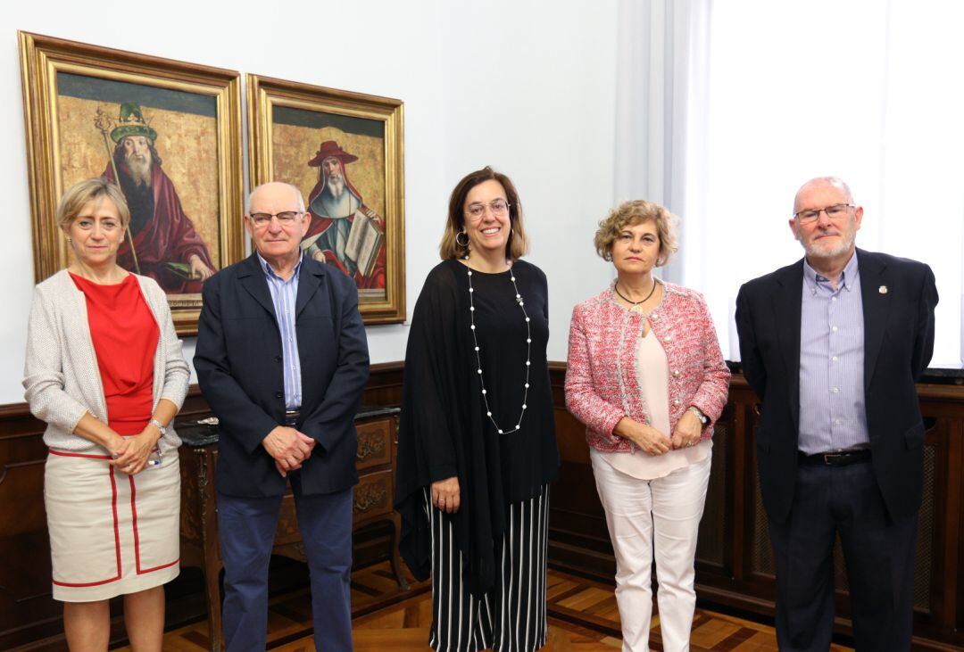 Reunión en la Diputación de Palencia con la Alcaldesa de Tariego de Cerrato (Palencia)