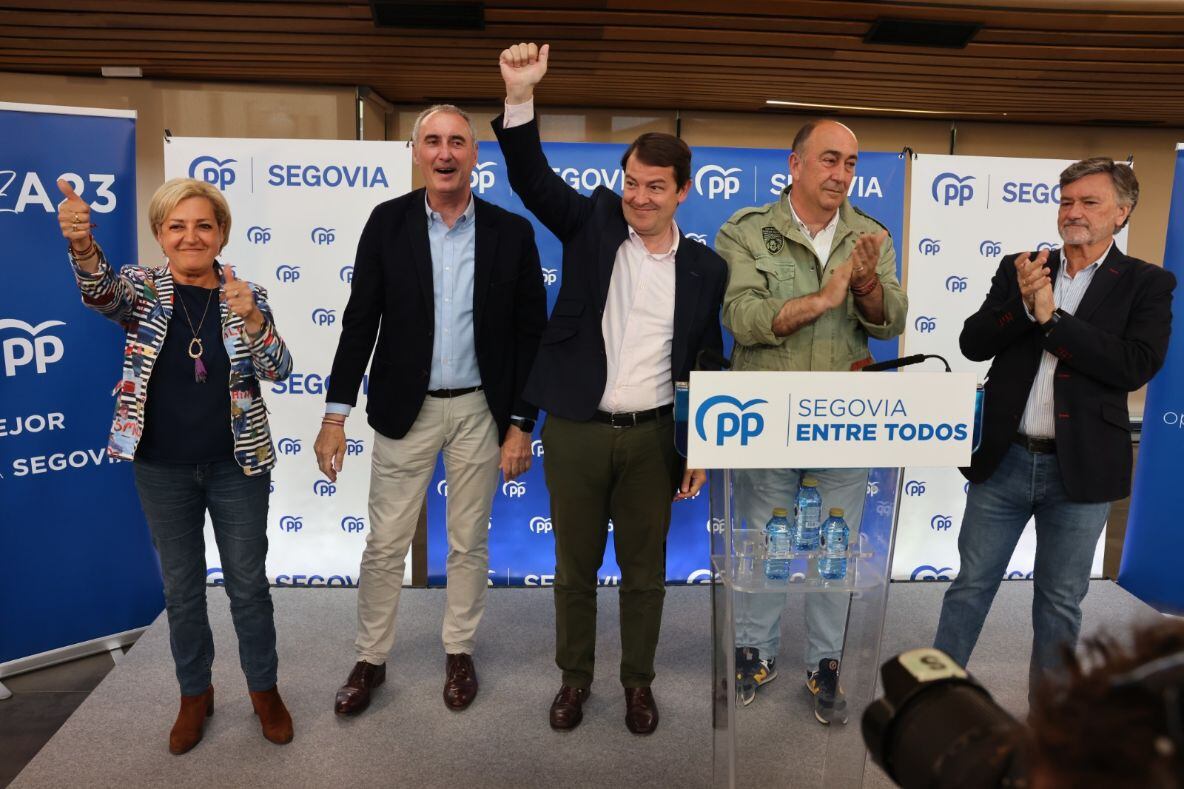Mitin central de campaña del PP en Segovia