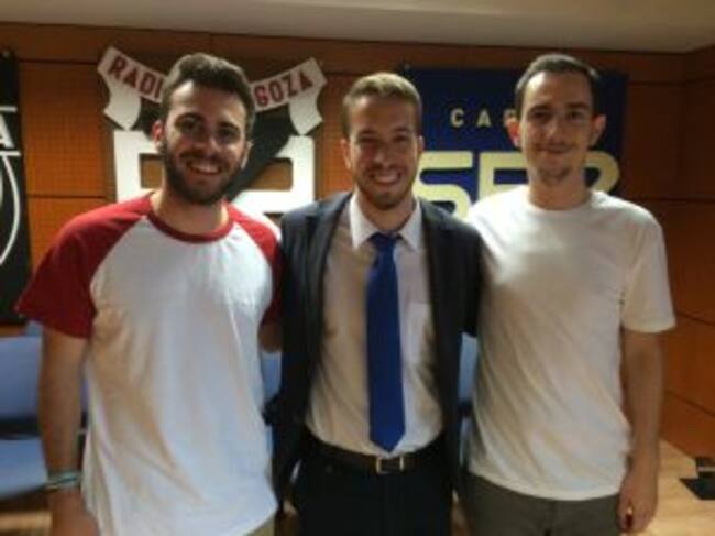 Iván Trigo, Javier Ortega y Daniel Esteban