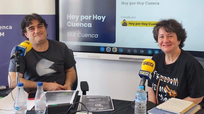 Ana Bernardo, una de las mayordomas de la Hdad. del Cristo Arrodillado de Belinchón.