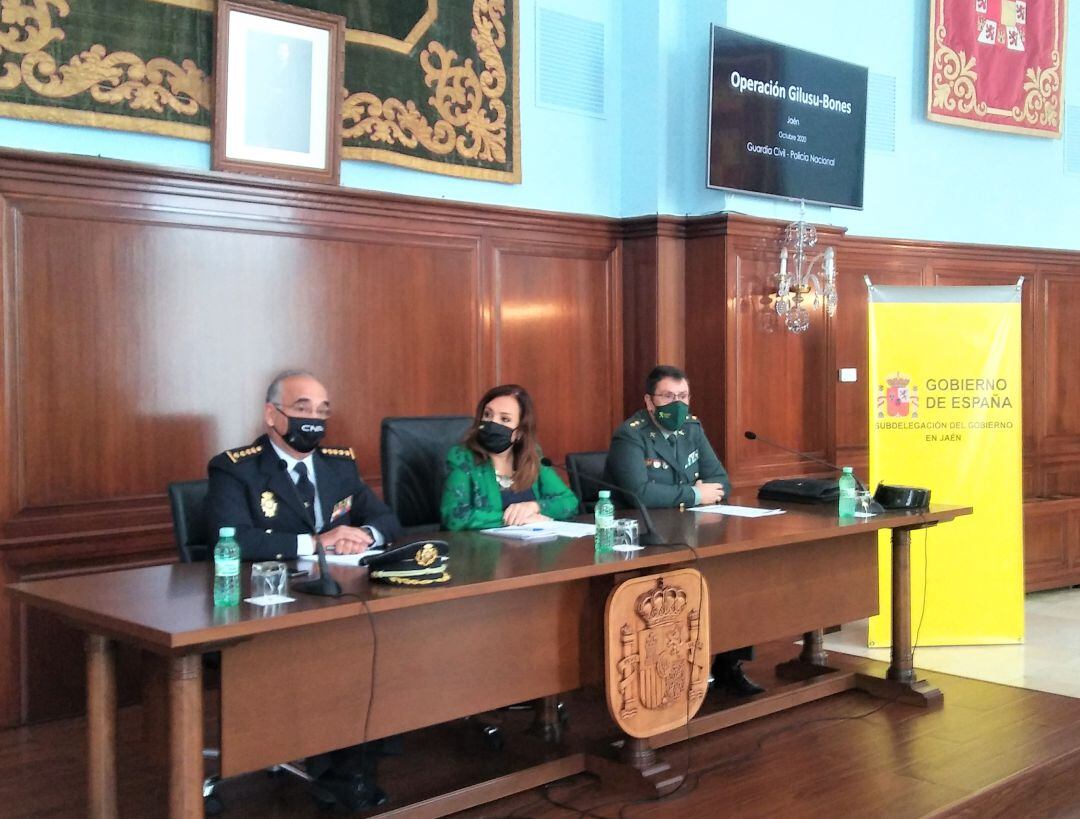 Rueda de prensa sobre la operación Gilusu-Bones