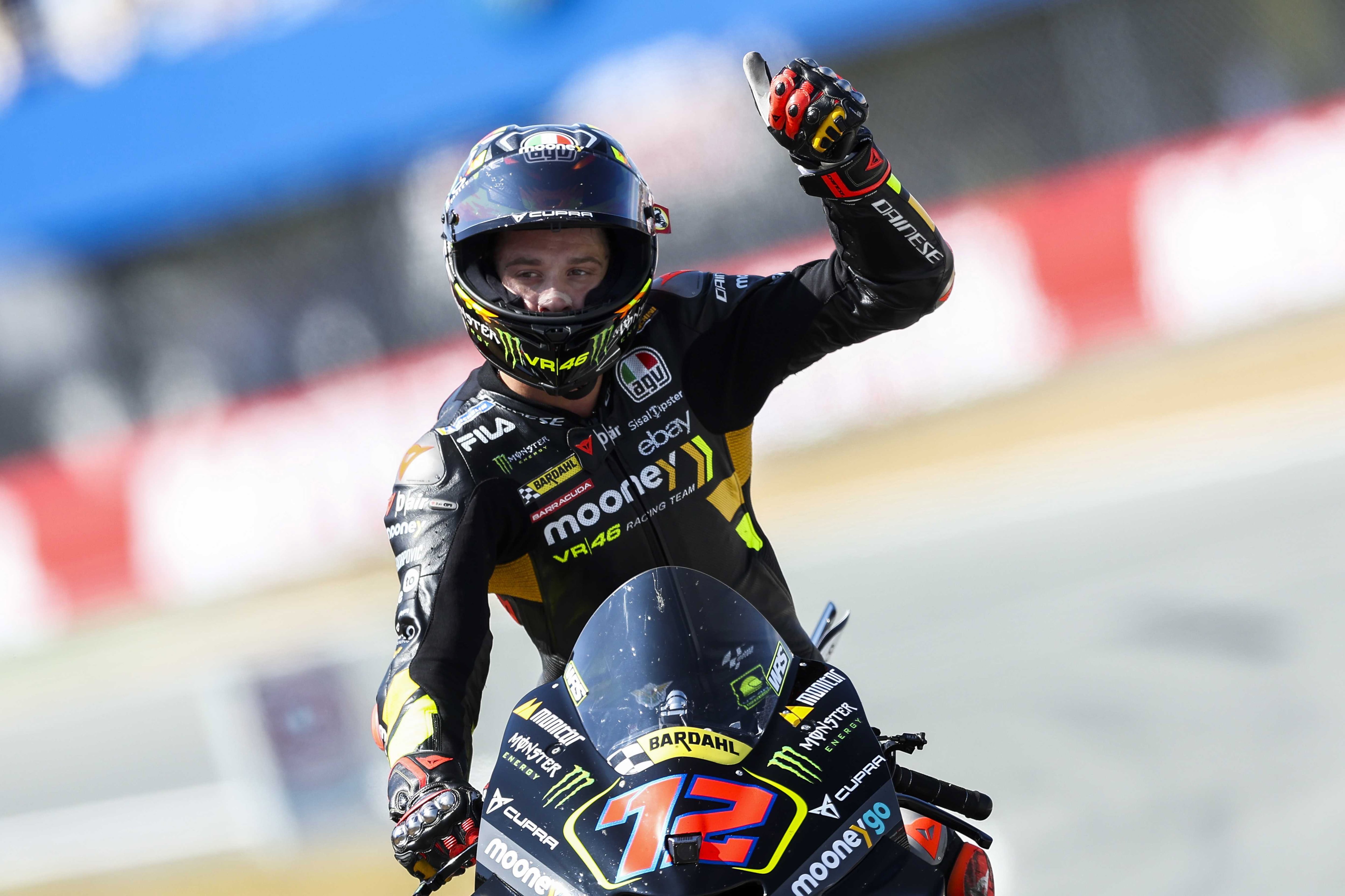 Bezzecchi gana la carrera al sprint en Assen del GP de Holanda. (Motociclismo, Ciclismo, Países Bajos; Holanda) EFE/EPA/VINCENT JANNINK