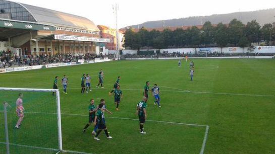 Imagen del partido en Las Llanas