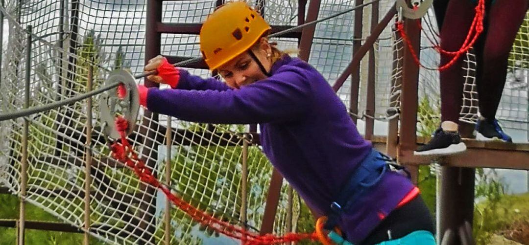 Una de las actividades del parque de ocio de Cazorla.