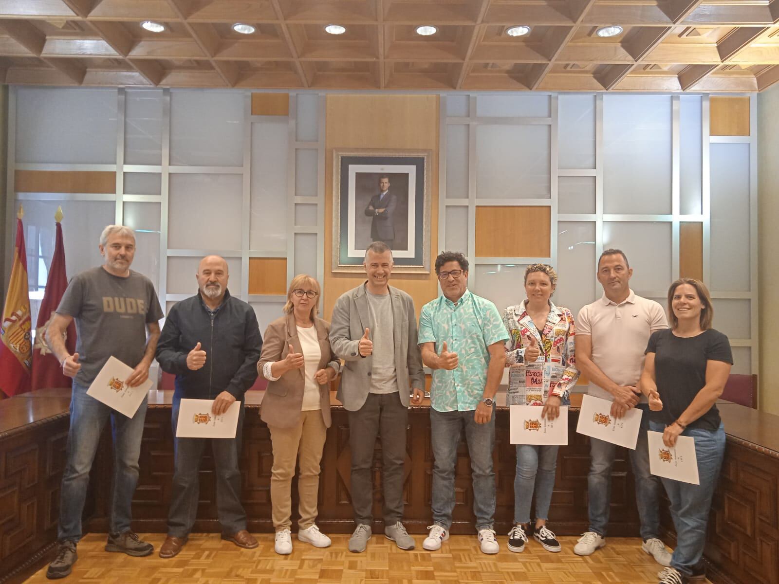 Firma de los convenios de colaboración del Ayuntamiento con cinco entidades deportivas