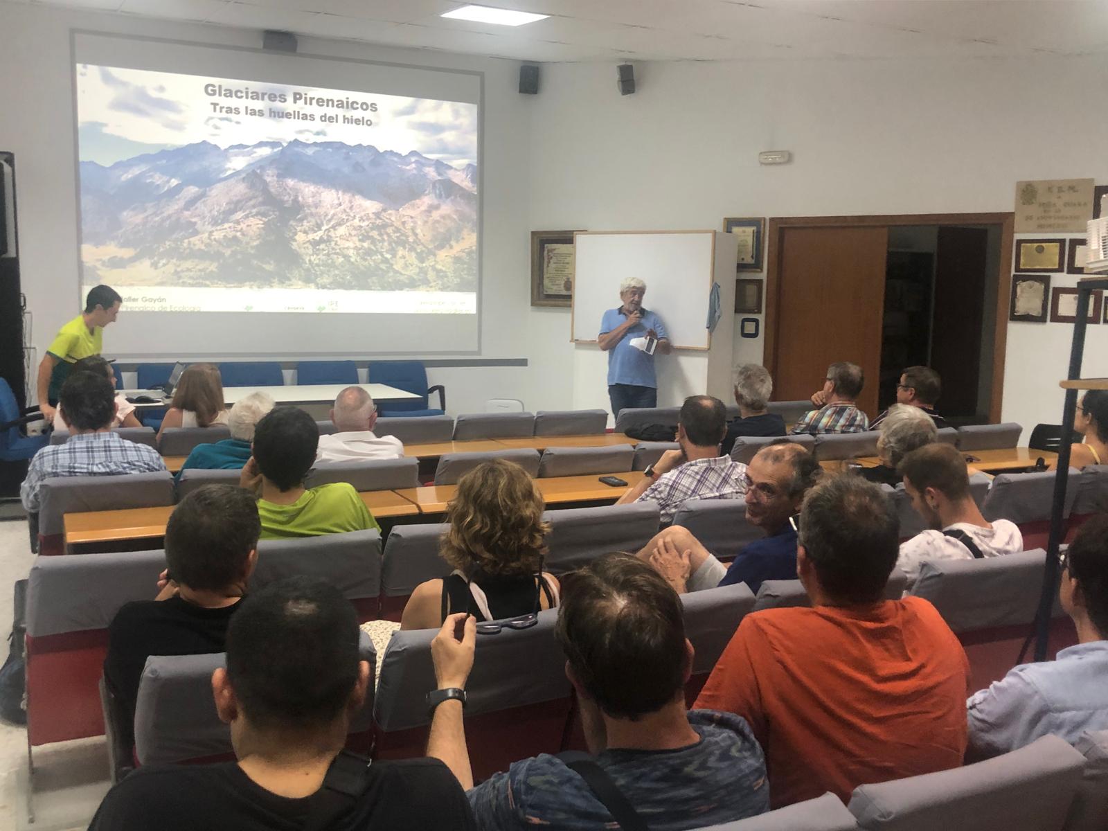 Peña Guara ha iniciado una nueva actividad relacionada con los glaciares del Pirineo