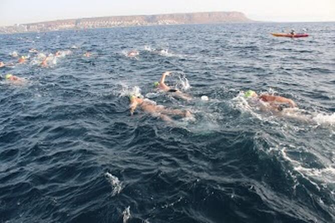 Imagen de la Travesía nado Tabarca Santa Pola 2012