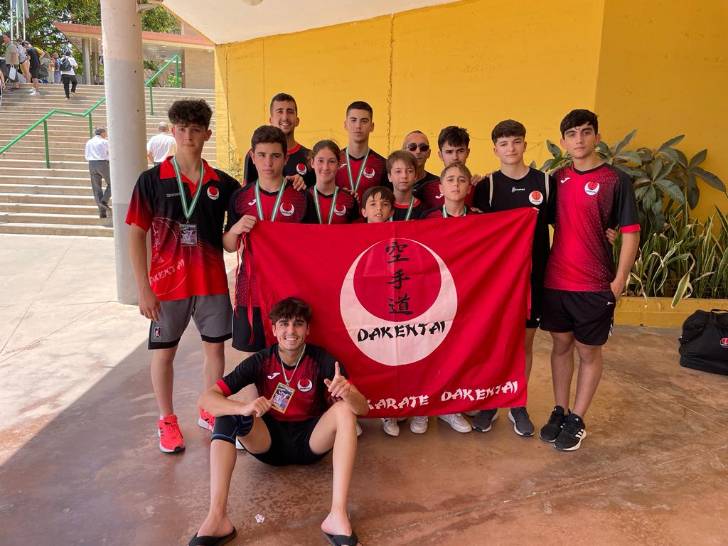 Alumnos del Club Dakentai que participaron en los Campeonatos Andaluces