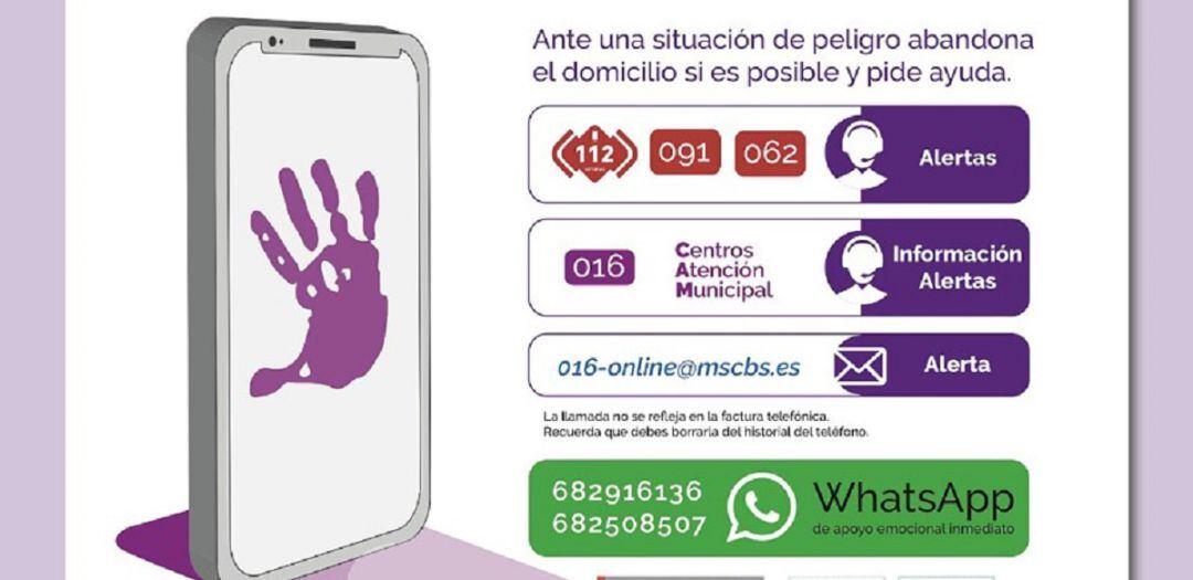 Cartel informativo del Gobierno asturiano.