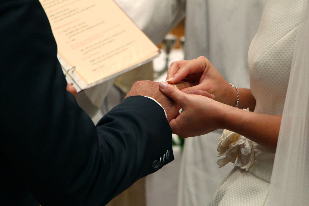 Boda religiosa. Matrimonio.