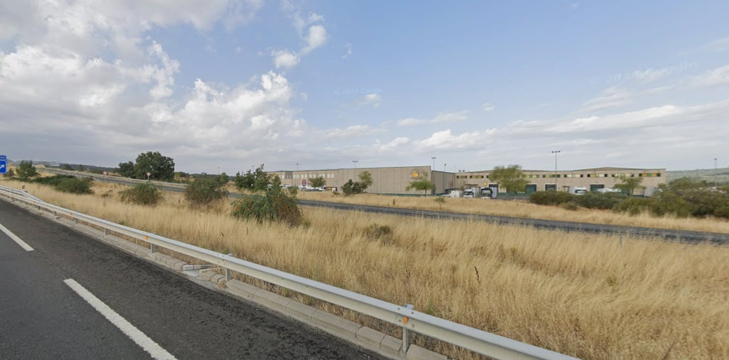 Imagen del complejo agroalimentario de Fuentes de Béjar donde ha ocurrido el suceso/Maps