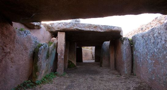 Interior del conjunto Calcolítico