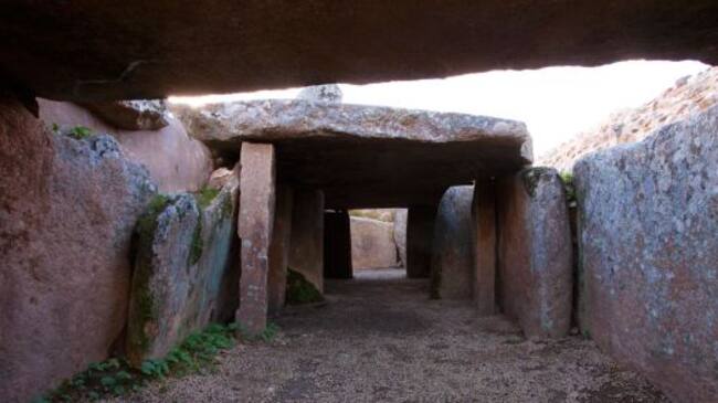 Interior del conjunto Calcolítico