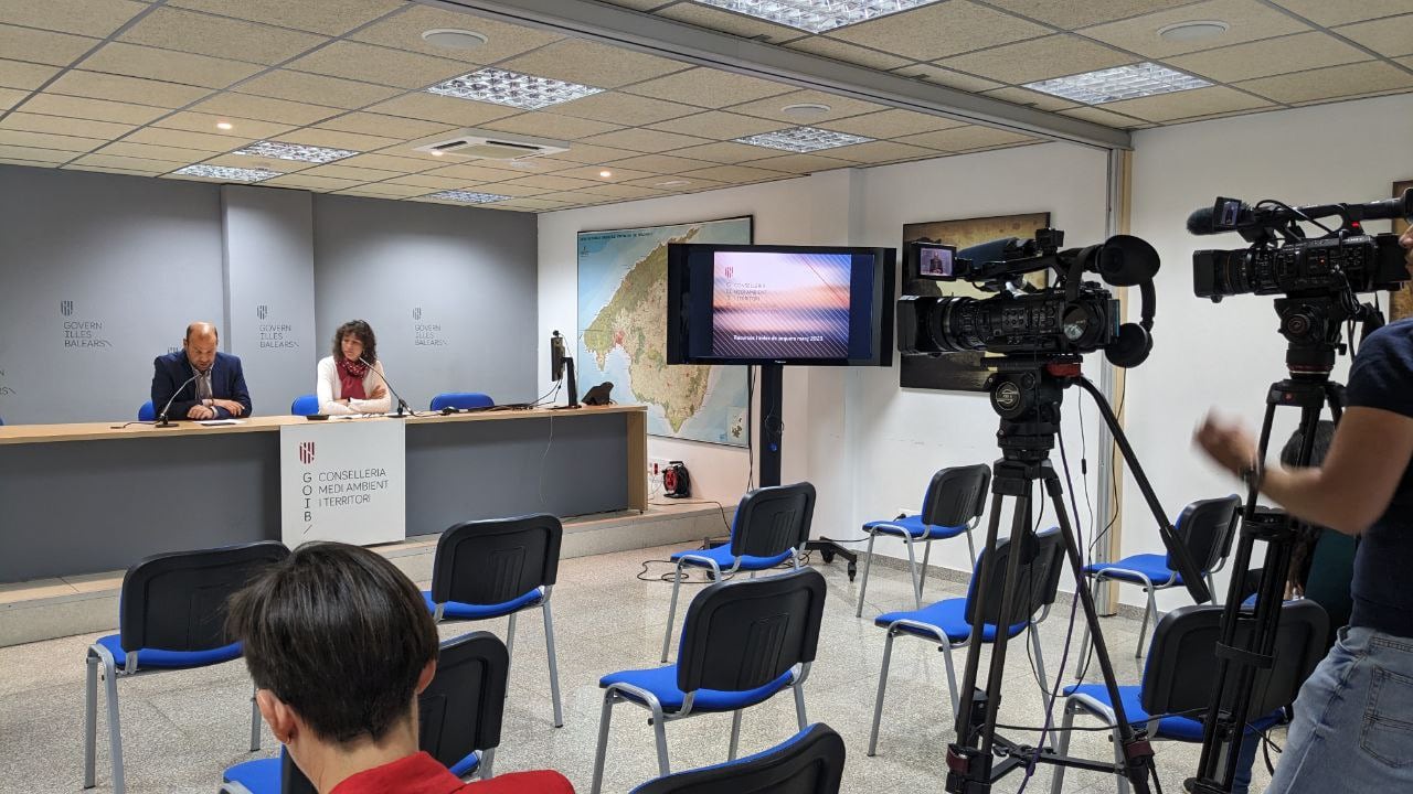 Presentación de los datos por parte del Govern