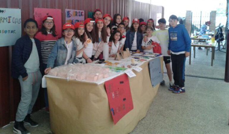 Escolares del Fray Luis de León que han participado en el proyecto