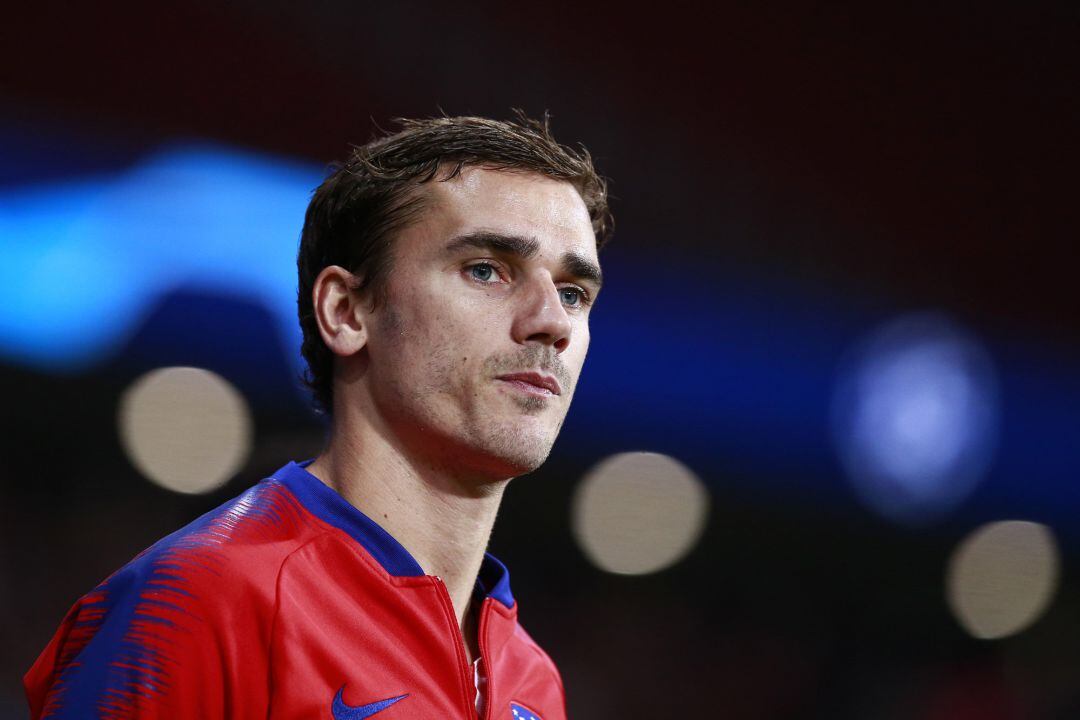 Griezmann, durante el partido de Champions contra el Brujas. 