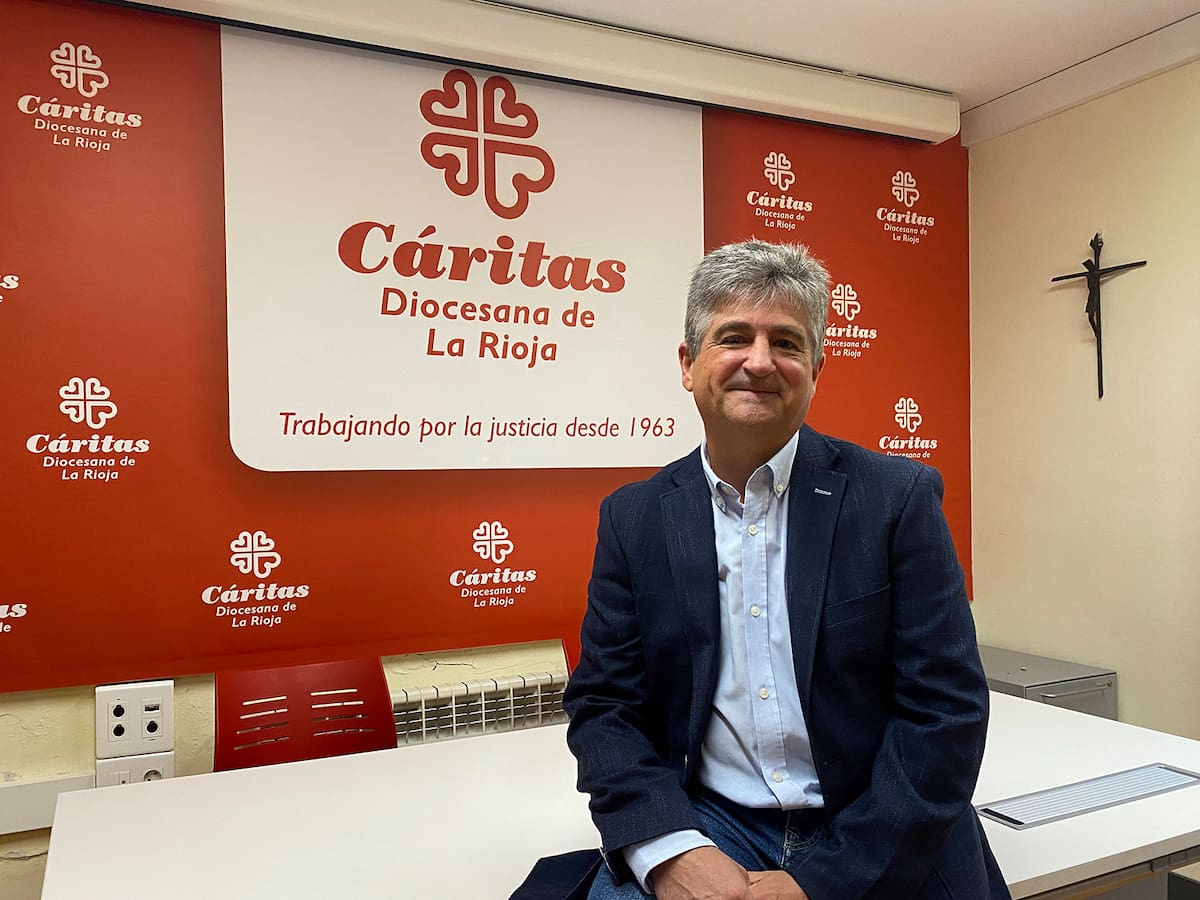 David García, nuevo director de Cáritas La Rioja: "Los objetivos prioritarios son la vivienda y el empleo"