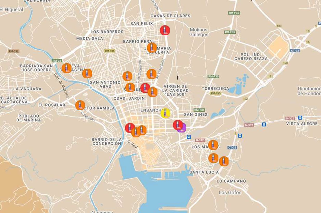 Suba a nivel 3 de ‘Alerta’ la contaminación en Alumbres y Escombreras