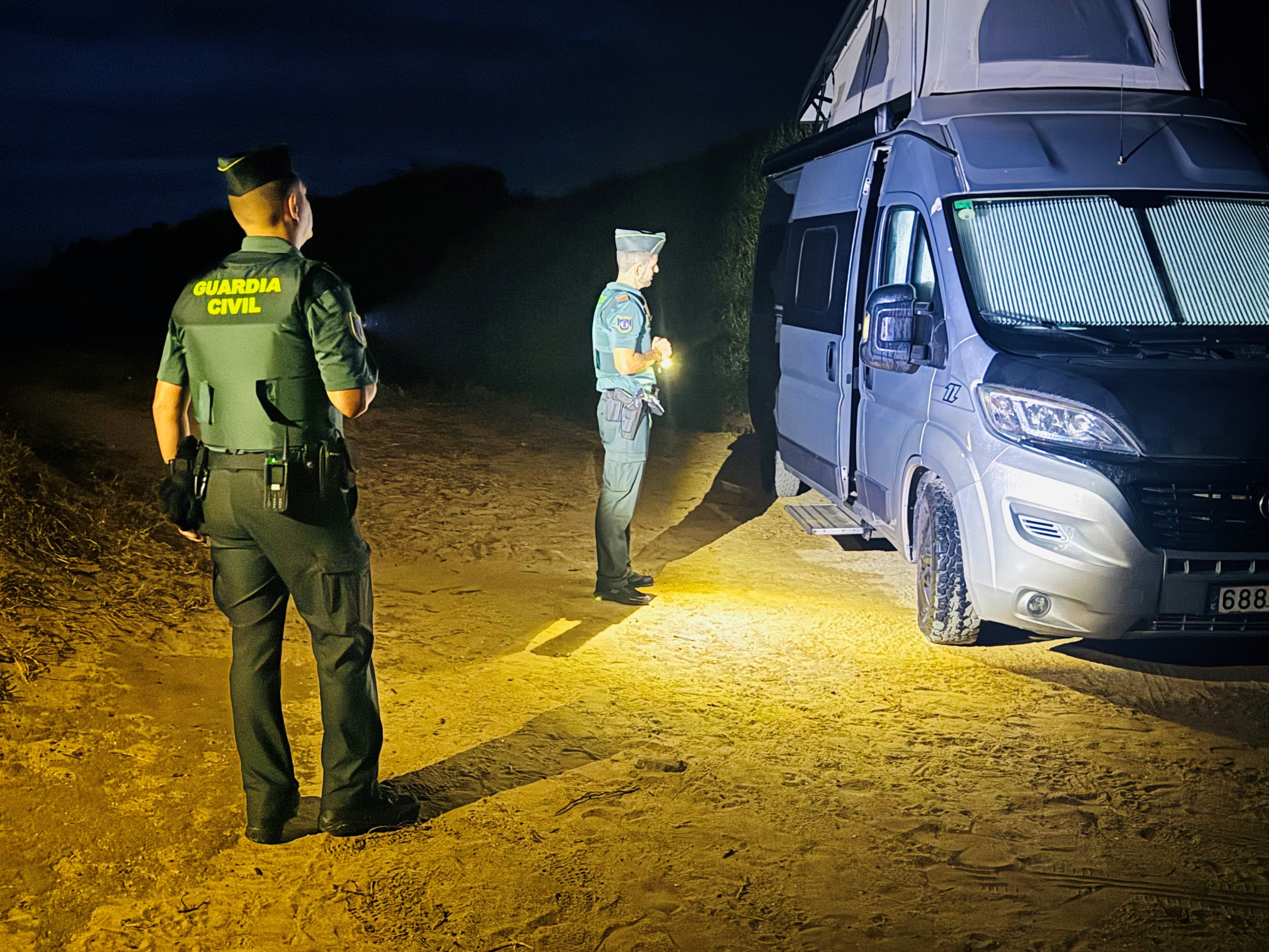 Actuación de la Guardia Civil en Tarifa