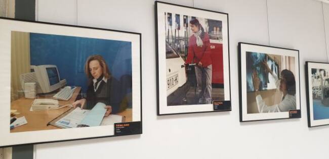 Fotografías de la exposición "Elige una profesión sin género"