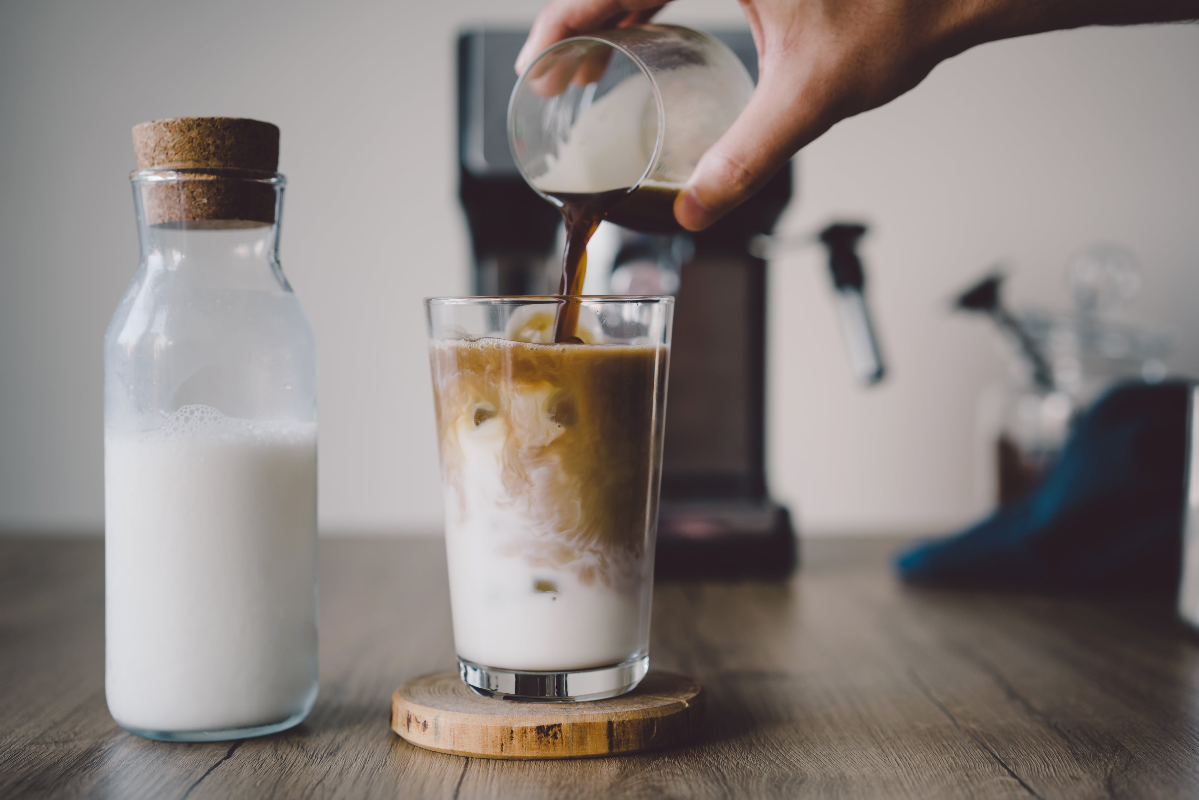 Un café con hielo.