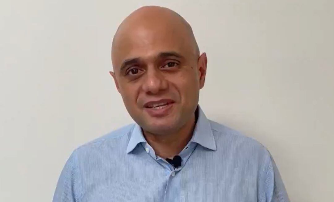 El ministro de Sanidad británico, Sajid Javid.