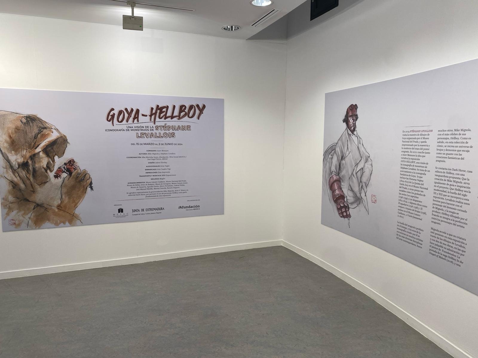 Exposición Goya-HellBoy, una visión de la iconografía de monstruos de Satéphane Levallois