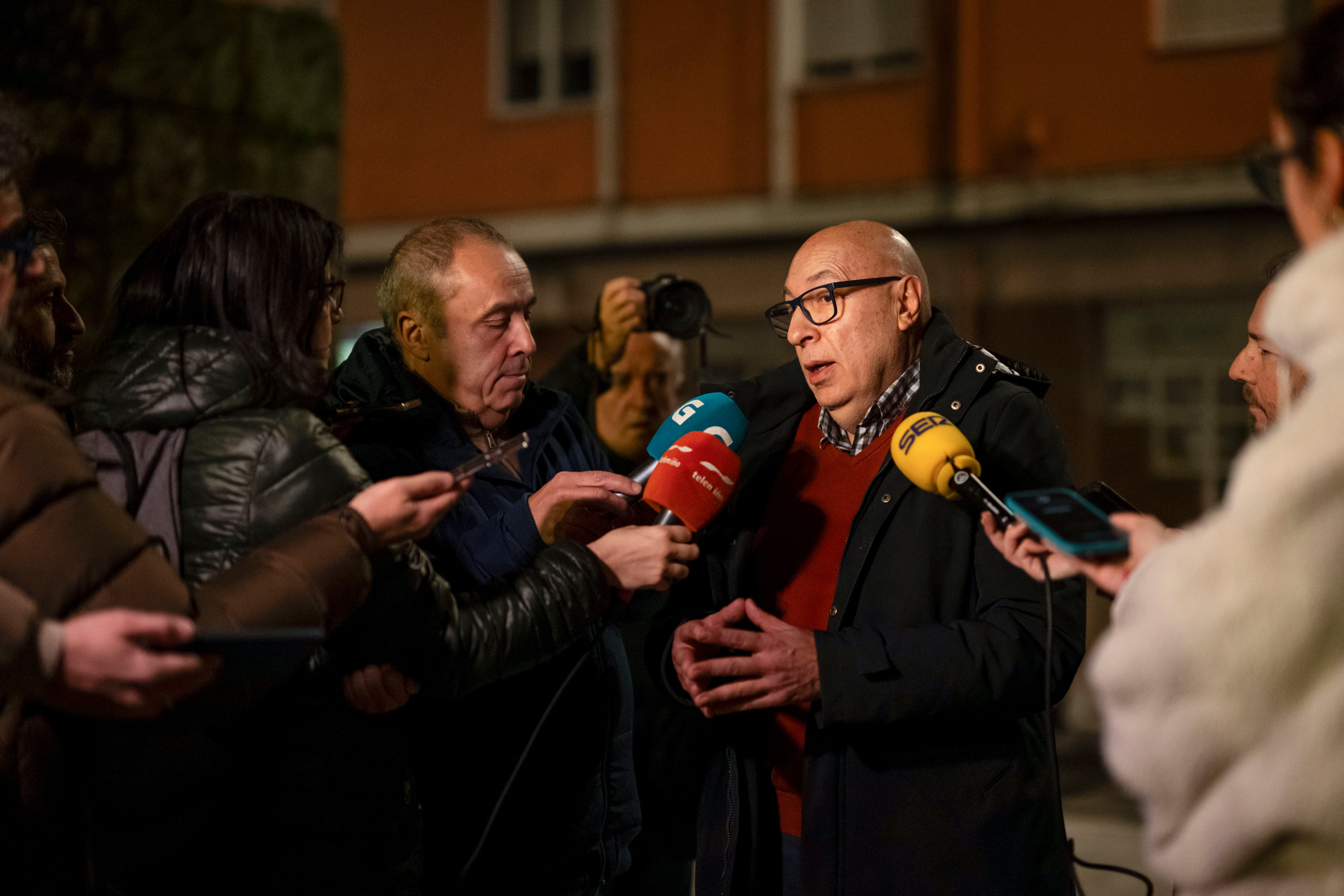 Alcalde de Barbadás compareciendo esta semana ante los medios.