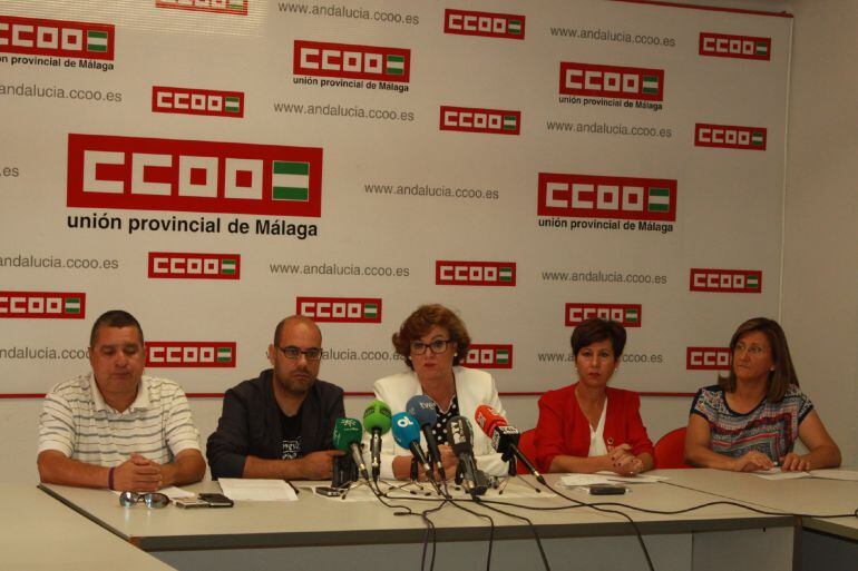 UGT Sergio de oses y CCOO Lola Villaba sindicatos hostelería servicios turismo